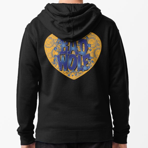 Love The Bad Wolf (Black T-Shirt, Hoodie, Baseball) Zipped Hoodie