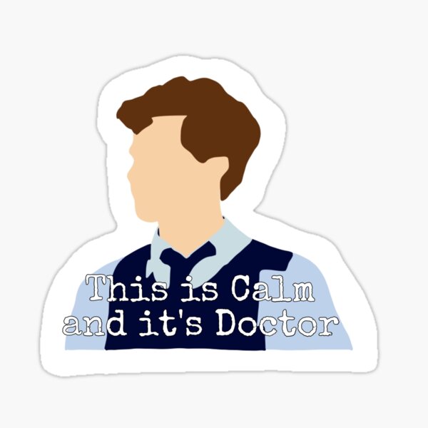 Vista previa del artículo con la obra «Spencer Reid, “Esto es Calma y es Doctor”», diseñado y vendido por skfrancis.