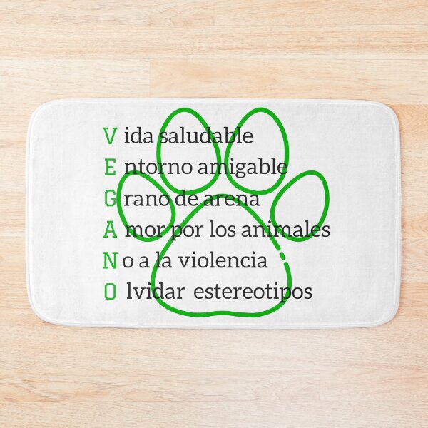 Item preview, Acrostic vegan designed and sold by Karina Rojas.