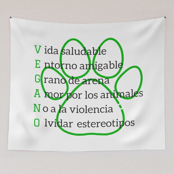 Item preview, Acrostic vegan designed and sold by Karina Rojas.