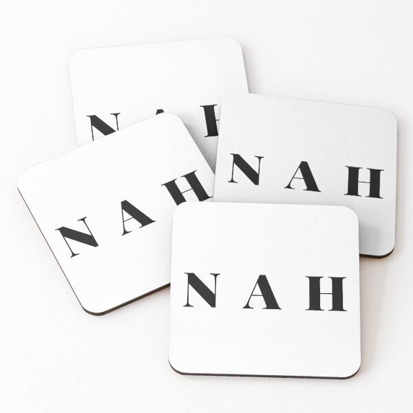 Item preview, NAH - Black Text designed and sold by Easy Breezy.