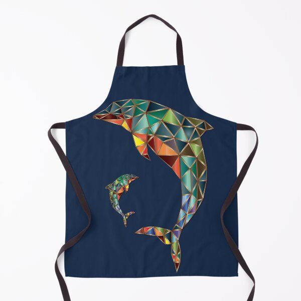 Item preview, Polygon Colorful Dolphins with Baby designed and sold by Nobiya.