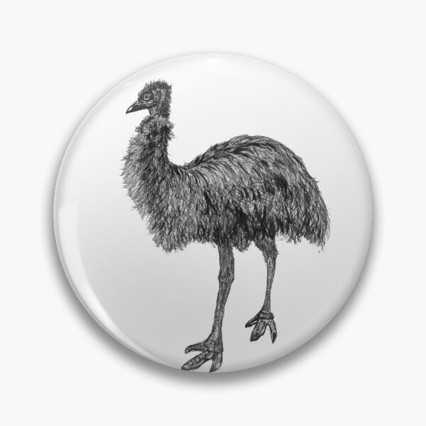 Item preview, Fluffy the Emu designed and sold by Wildcard-Sue.