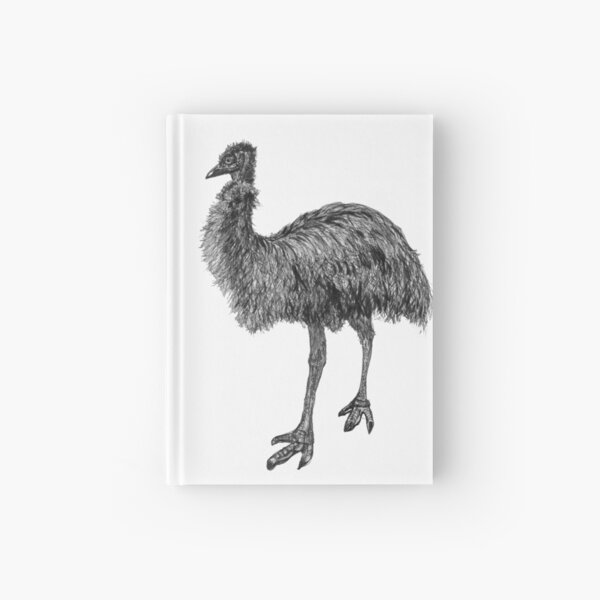 Fluffy the Emu Hardcover Journal