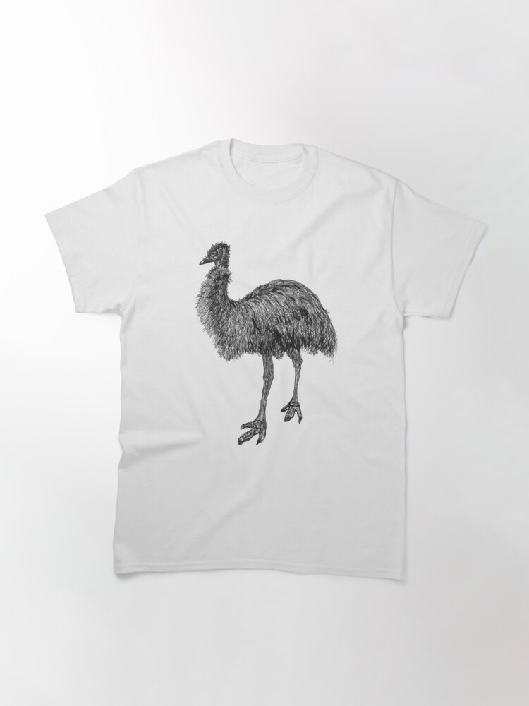 Alternate view of Fluffy the Emu Classic T-Shirt