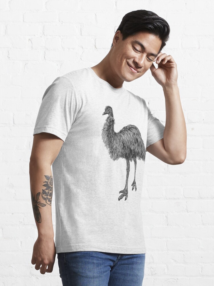Alternate view of Fluffy the Emu Essential T-Shirt