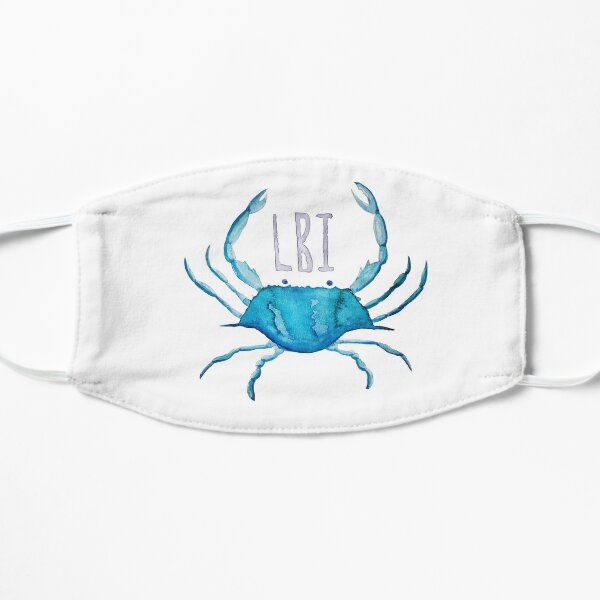 Long Beach Island (LBI) Crab Flat Mask