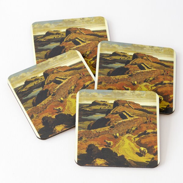 Item preview, Railway Poster Northumberland designed and sold by stickart-marek.