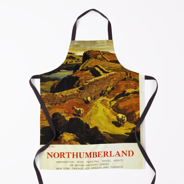 Item preview, Railway Poster Northumberland designed and sold by stickart-marek.