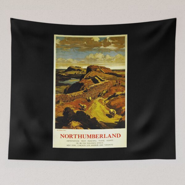 Item preview, cartel ferroviario Northumberland designed and sold by stickart-marek.