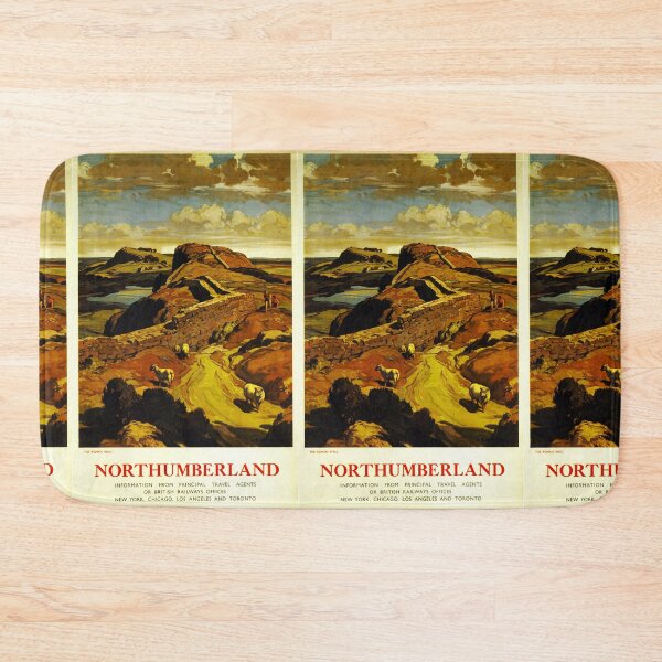 Item preview, Railway Poster Northumberland designed and sold by stickart-marek.