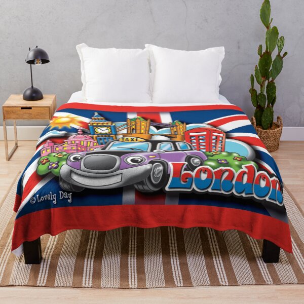 Item preview, London Magical Taxi Cab Famous Lovely Day Design-Red theme designed and sold by Lovely Day.
