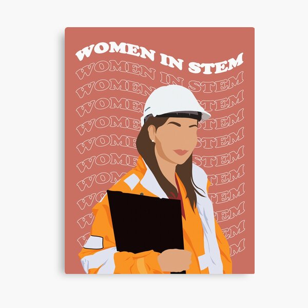Women in STEM - Engineer Canvas Print