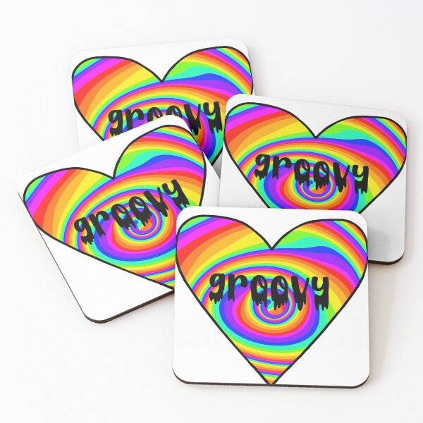 Item preview, Groovy Heart designed and sold by stickersbylaurt.