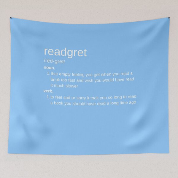 Item preview, Readgret: Reader's Regret designed and sold by ThoughtJumble.