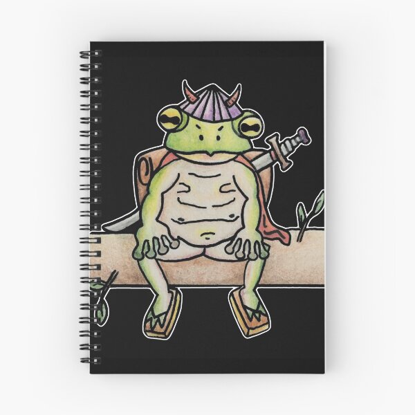 Item preview, Samurai Frog designed and sold by Meowdonna Art.