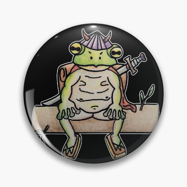 Item preview, Samurai Frog designed and sold by Meowdonna Art.