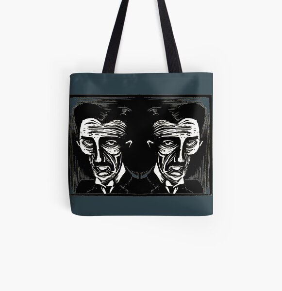 tesla (version 1 double) All Over Print Tote Bag