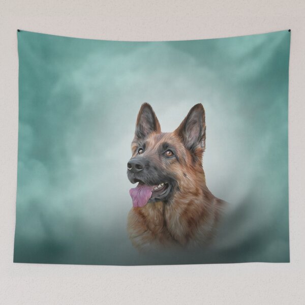 Item preview, Drawing German Shepherd Dog designed and sold by bonidog.