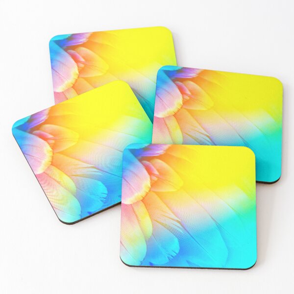 Item preview, Rainbow Feathers.  designed and sold by silviasunflower.