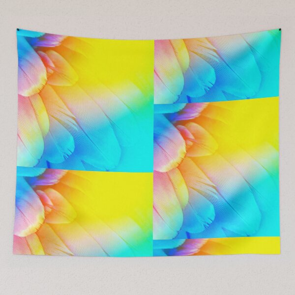 Item preview, Rainbow Feathers.  designed and sold by silviasunflower.
