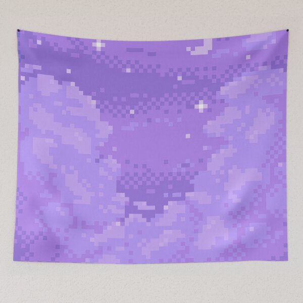 Item preview,  Pixel Purple Night Sky  designed and sold by abitofkake.