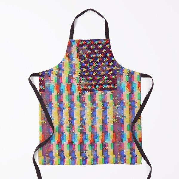 Item preview, Glitchy Flag designed and sold by funhousejen.