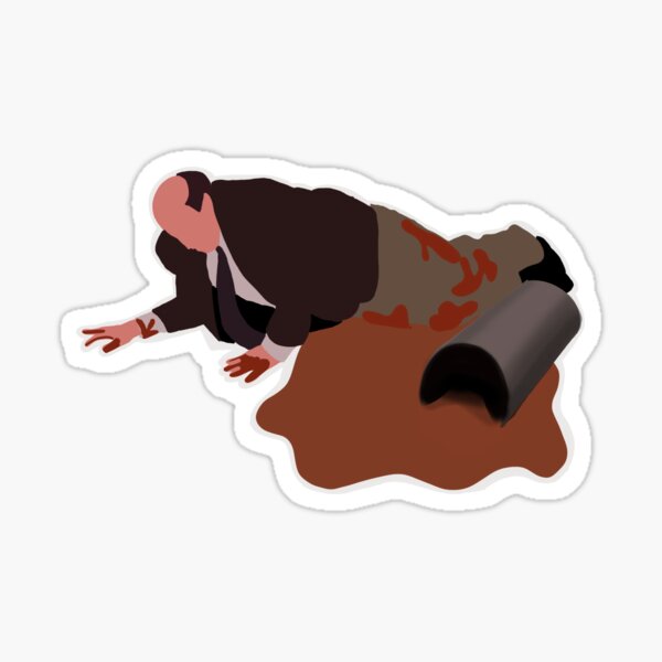 "Kevin Malone chili spill" Sticker for Sale by CII542 Redbubble