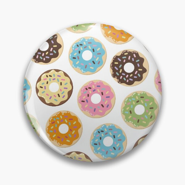 Item preview, Yummy Sprinkled Frosted Donuts Pastel Pattern designed and sold by tronictees.