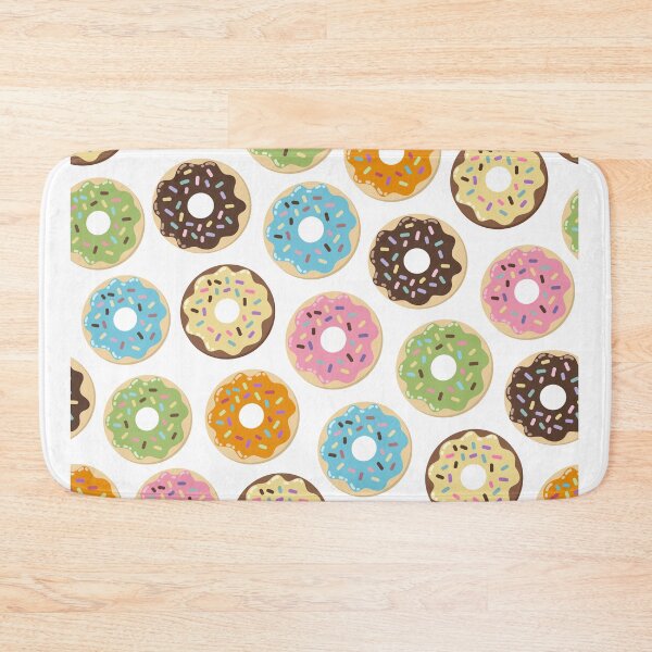 Item preview, Yummy Sprinkled Frosted Donuts Pastel Pattern designed and sold by tronictees.