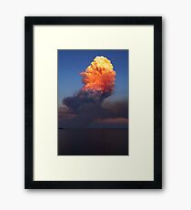 Fire Cloud - Hastings Westernport Bay Framed Print