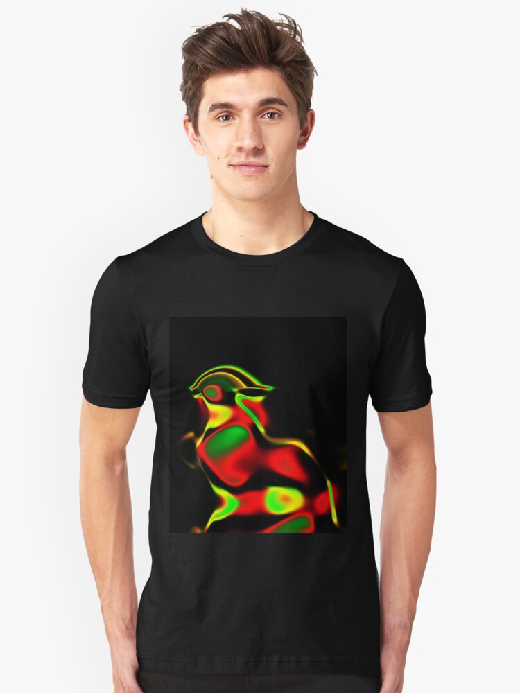 Alternate view of Pompous Chicken Slim Fit T-Shirt