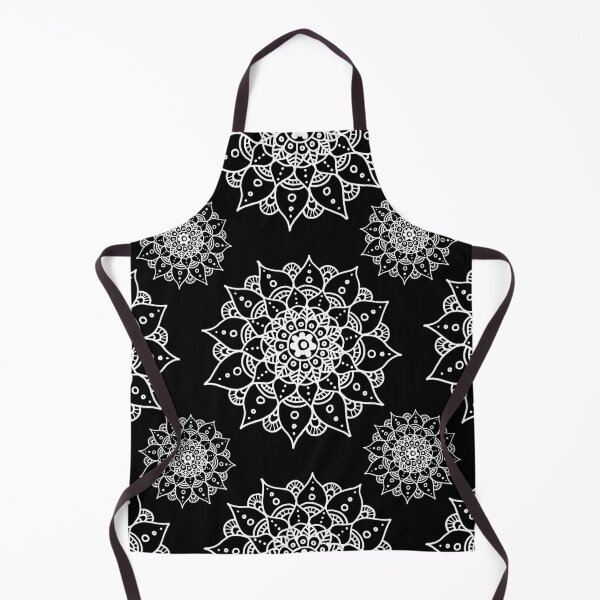 Item preview, Hand Drawn Black & White Mandala Pattern designed and sold by MysticMagpie.