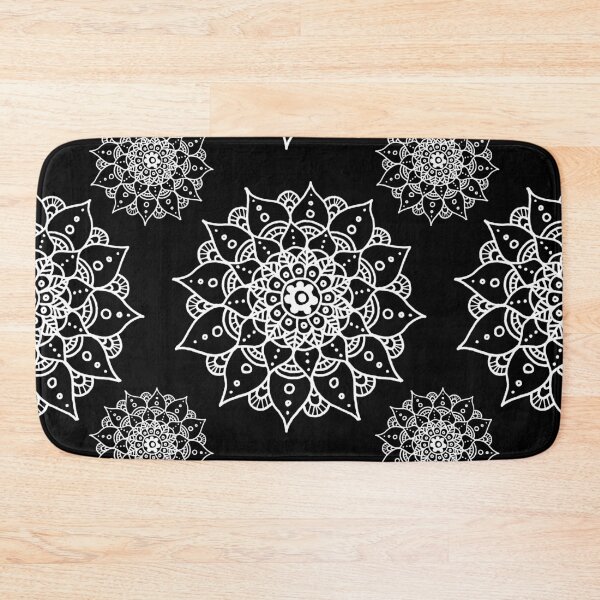 Item preview, Hand Drawn Black & White Mandala Pattern  designed and sold by MysticMagpie.