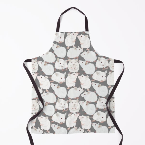 White Mice Apron