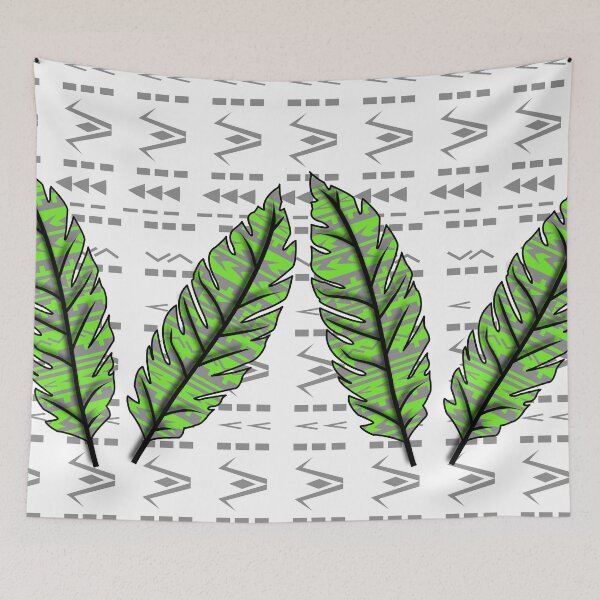 Item preview, leaves with patterns  designed and sold by ARTSHACKPRINTS.
