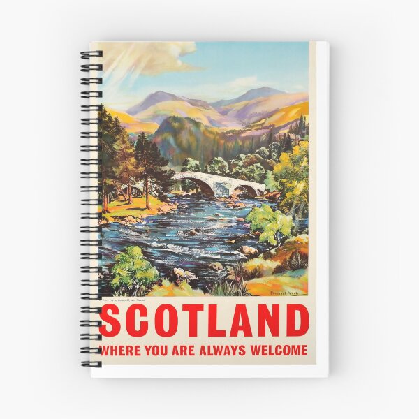 Item preview, Railway Poster Scotland designed and sold by stickart-marek.