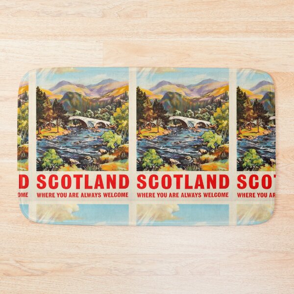 Item preview, Railway Poster Scotland designed and sold by stickart-marek.