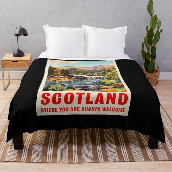 Item preview, cartel ferroviario Scotland designed and sold by stickart-marek.