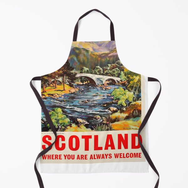 Item preview, Railway Poster Scotland designed and sold by stickart-marek.