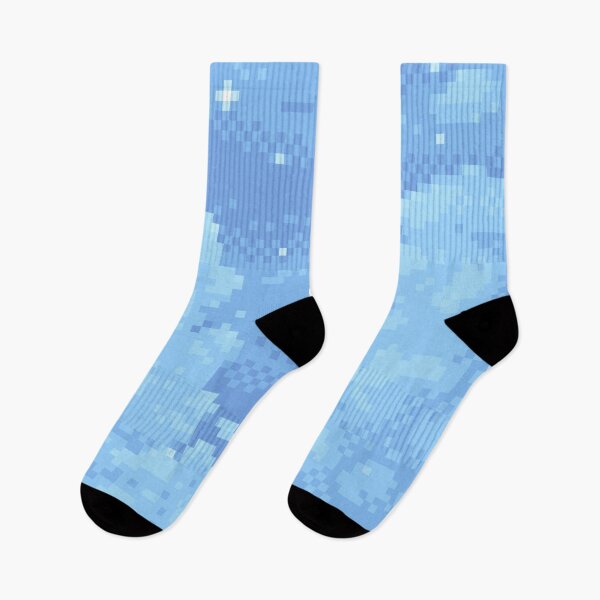 Item preview, Pixel Blue Night Sky  designed and sold by abitofkake.