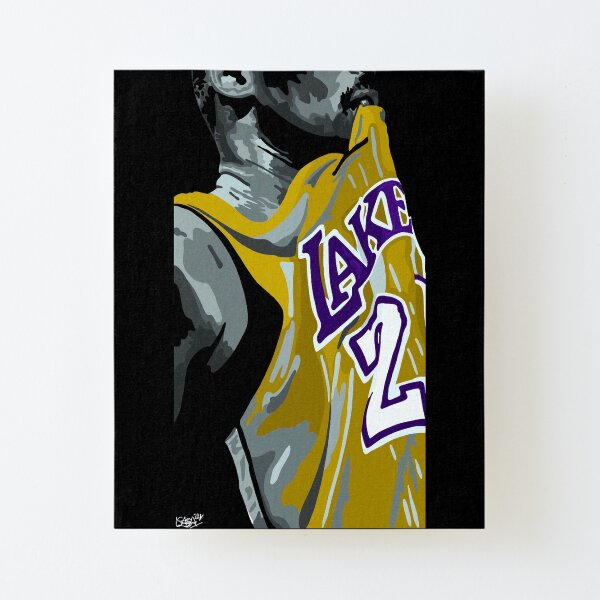 Kobe Bryant LA Lakers Impression montée sur toile