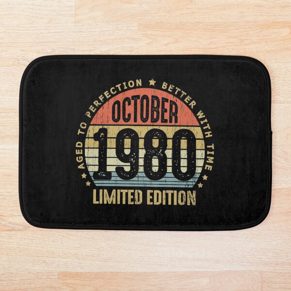 Item preview, Vintage October 1980 41st Birthday Gift 41 Years Old Aged To Perfection Better With Time designed and sold by BlueShop.