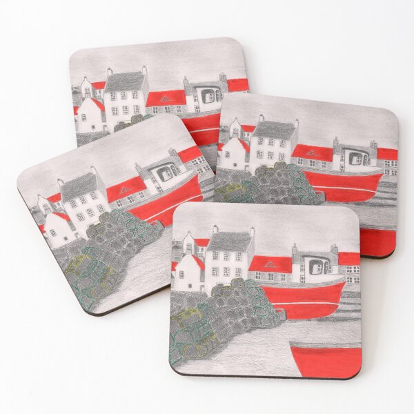 Item preview, Creels and Red Boats 1 designed and sold by Jan Palmer.