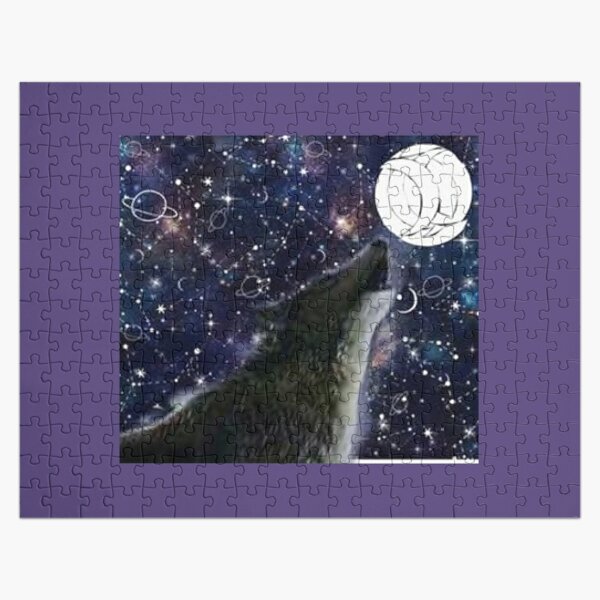 Wolf Jigsaw Puzzles Redbubble - dire wolf roblox galaxy