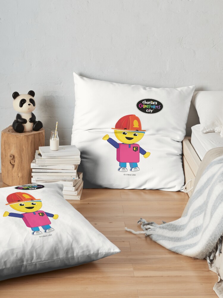 Alternate view of Charlie's Colorforms City - Firefighter Floor Pillow