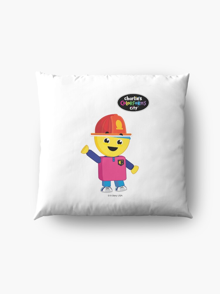 Alternate view of Charlie's Colorforms City - Firefighter Floor Pillow