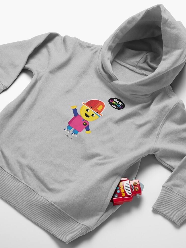 Alternate view of Charlie's Colorforms City - Firefighter Toddler Pullover Hoodie