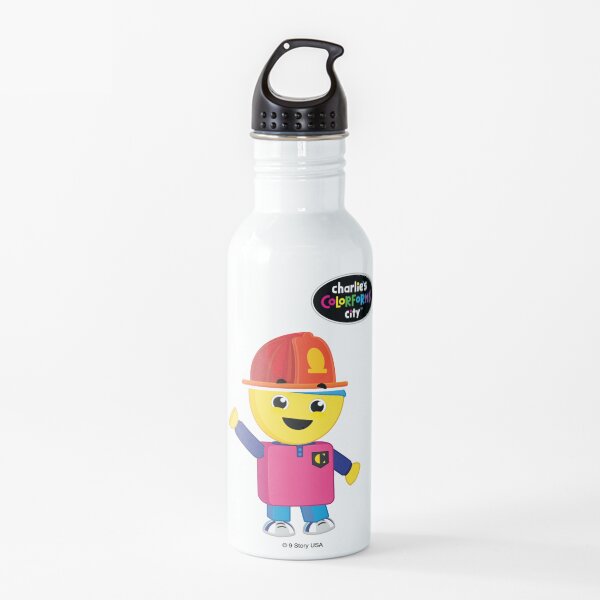 Charlie's Colorforms City - Firefighter Water Bottle
