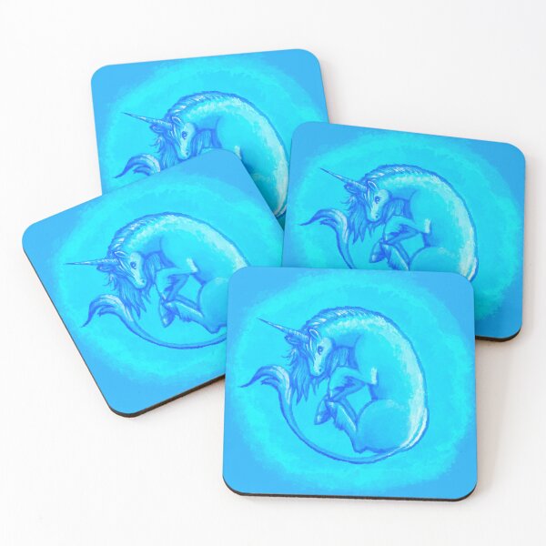 Item preview, Blue Unicorn designed and sold by ScribbOwls.